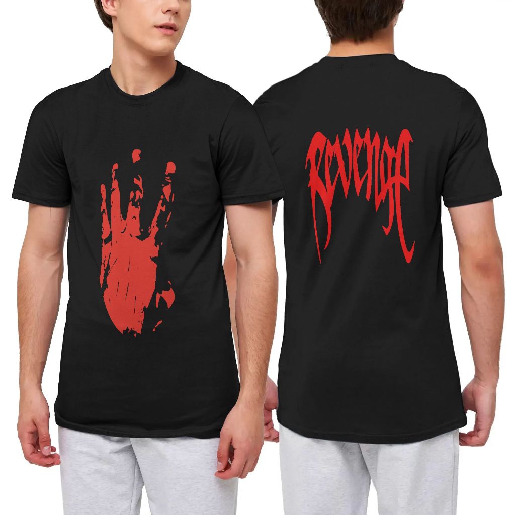 Kaos Baju Distro XXXTENTACION Kerah Bulat Tshit Pola khusus Lengan pendek Pria dan wanita