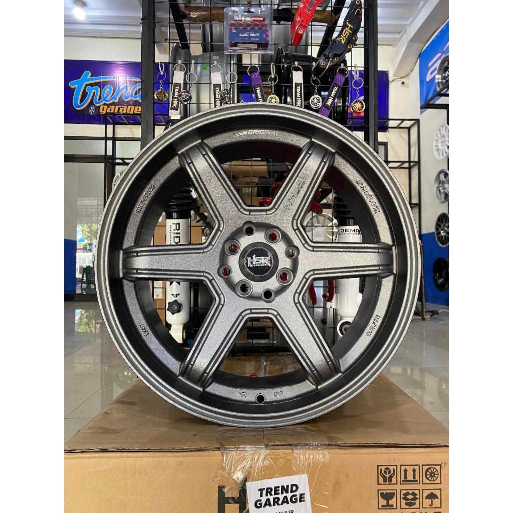 Velg Hsr R18 untuk : Raize Alvez Rocky pcd 4x100-1143 sandy grey dll..