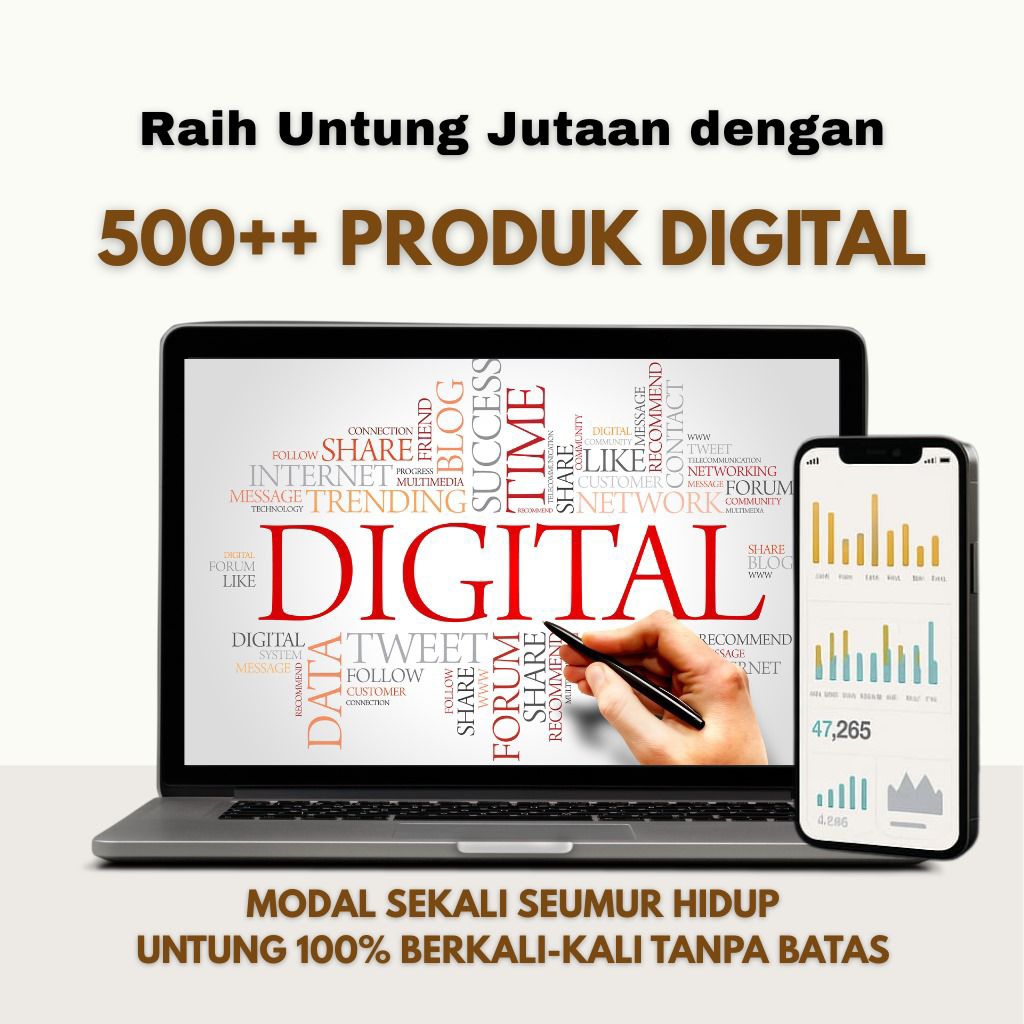 Product digital 500+ 2025 PLR | digital product | template desain | template canva editable