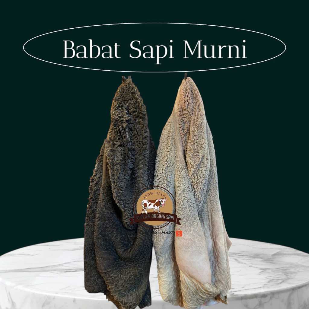 

Jeroan Sapi/Babat Sapi Lokal Bersih Fresh 500g-1kg (HALAL)