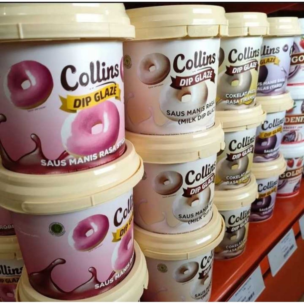 

Glaze DIp Glaze Selai Collins 1 KG