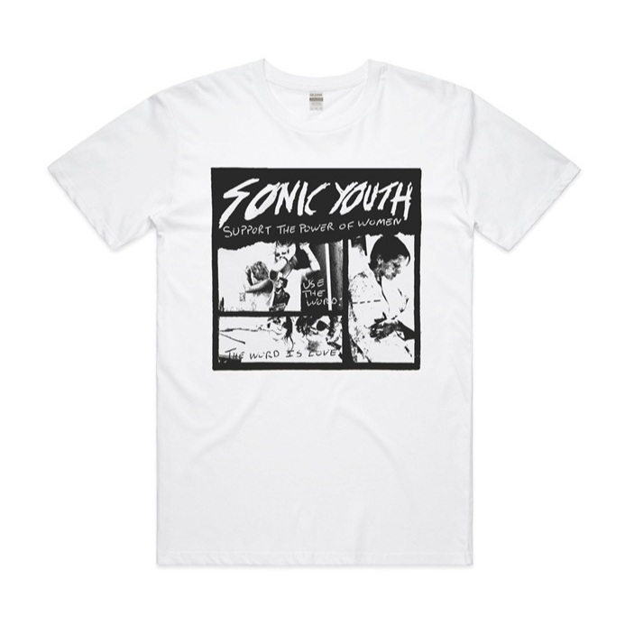 SONIC YOUTH FLOWER T SHIRT