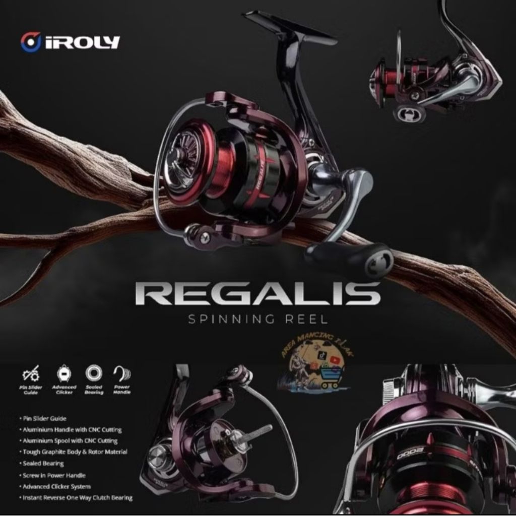 REEL IROLY REGALIS POWER HANDLE 6000