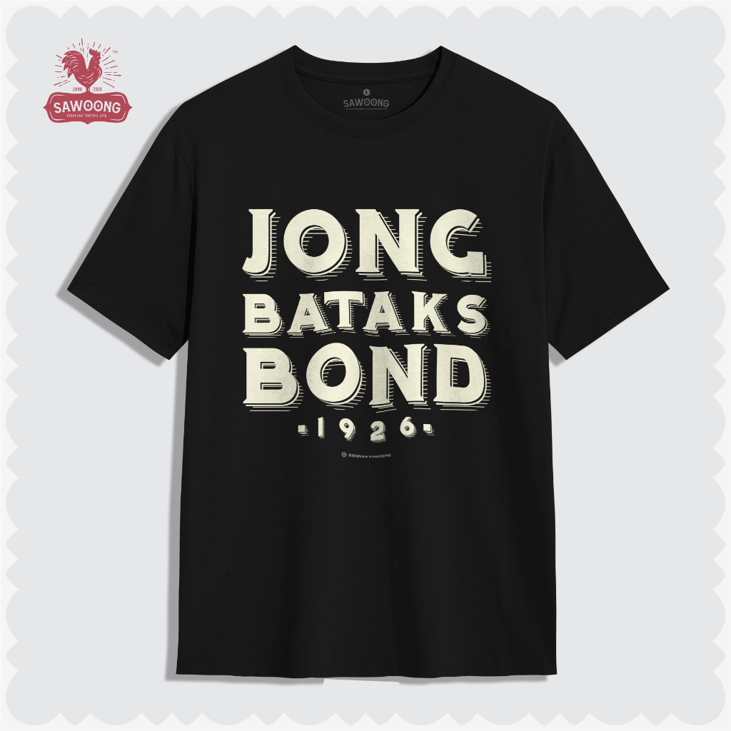 SAWOONG Kaos Vintage Retro Premium Jong Bataks T-Shirt