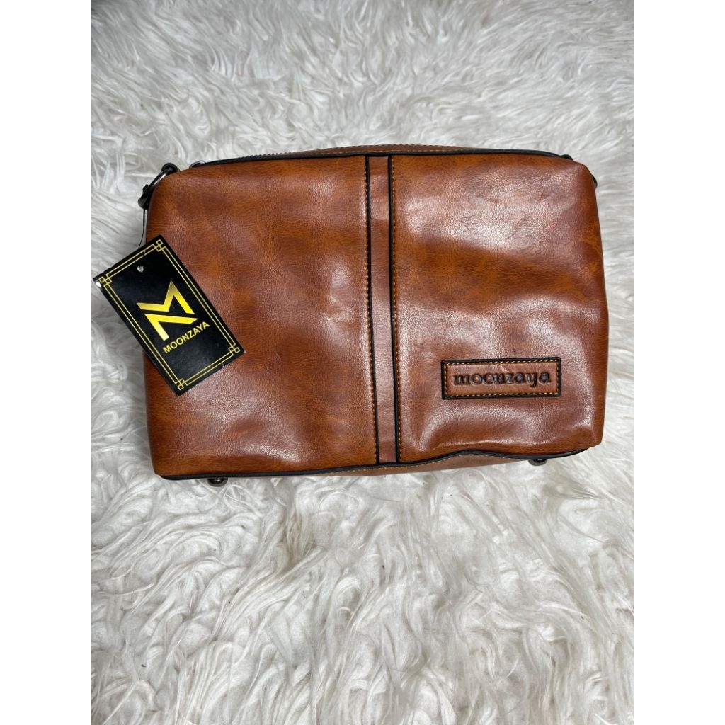 MOONZAYA - TAS WIWIT MOONZAYA TAS SELEMPANG WANITA TAS VINTAGE TAS KULIT SLING BAG