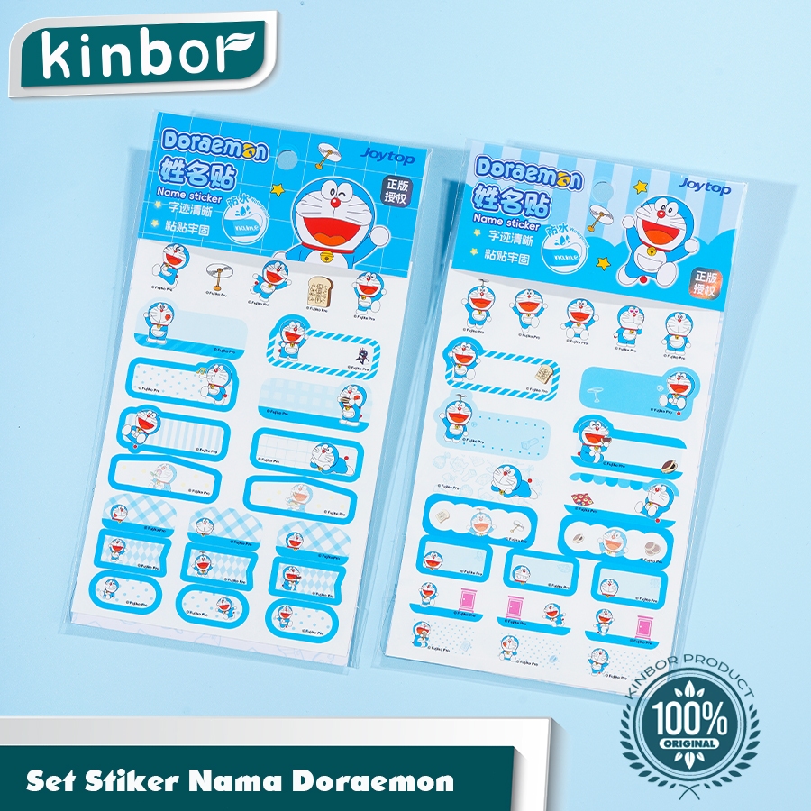 

Stiker Label Untuk Tulisa Nama Motif Karakter Kartun / Sticker Lable Waterproof Doraemon