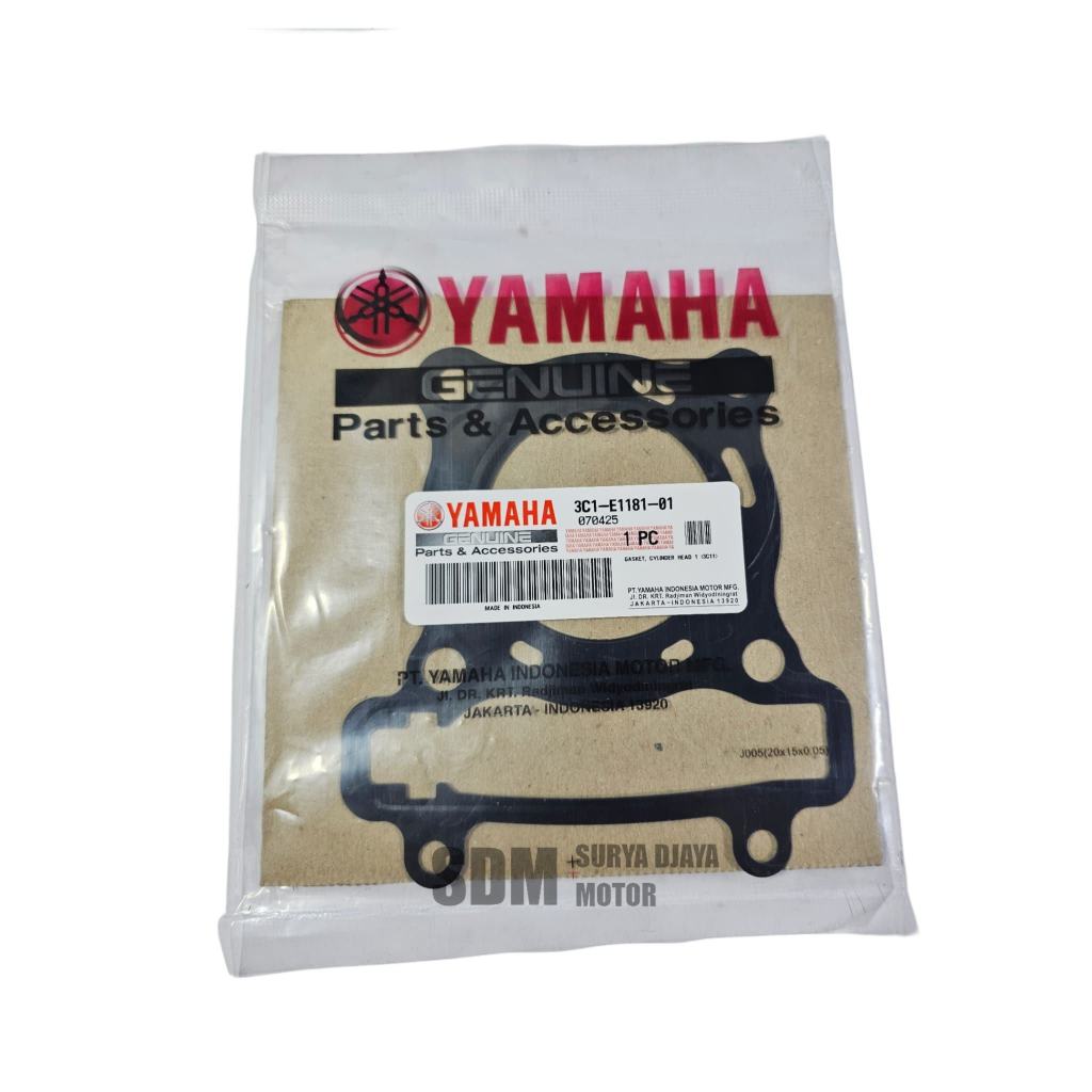 PACKING PAKING BLOK HEAD SEHER ATAS SENG VIXION NVL R15 LAMA OLD 2014 2015 ORIGINAL YGP 3C1-E1181-01