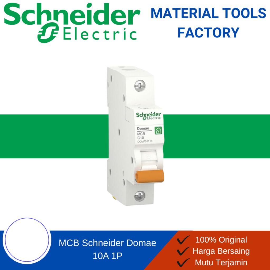 MCB - MCB Schneider - MCB 1 Phase - MCB Schneider 1 Phase Domae 10A