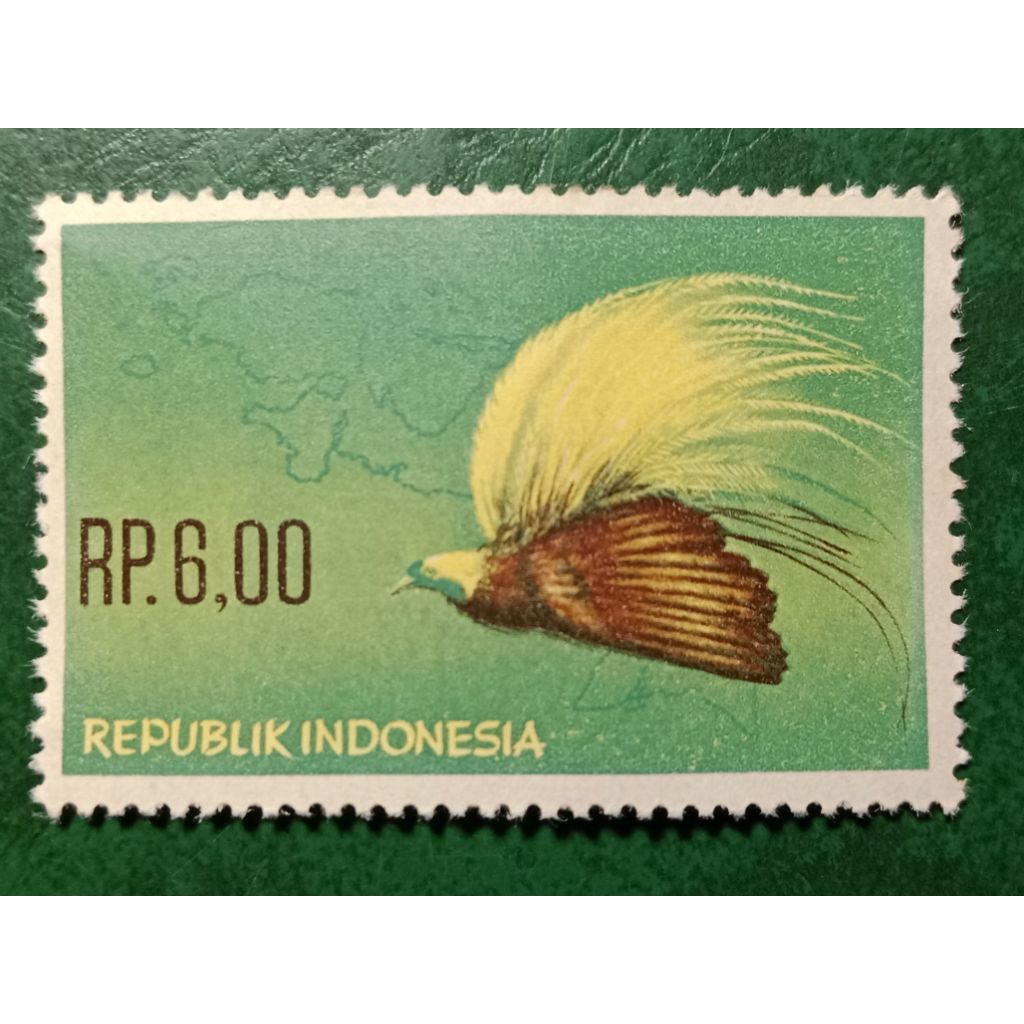 

Prangko Indonesia Rp 6 Seri Merah Putih Tahun 1963 UN USED