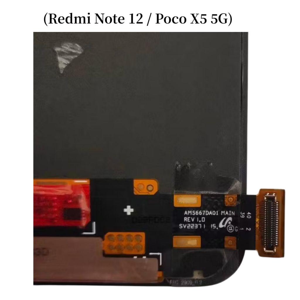 Konektor Lcd Xiaomi Redmi Note 12 Poco X5 5G  Redmi 12  Note 11 4G Poco M4 Pro  Redmi 10 10 Prime Co