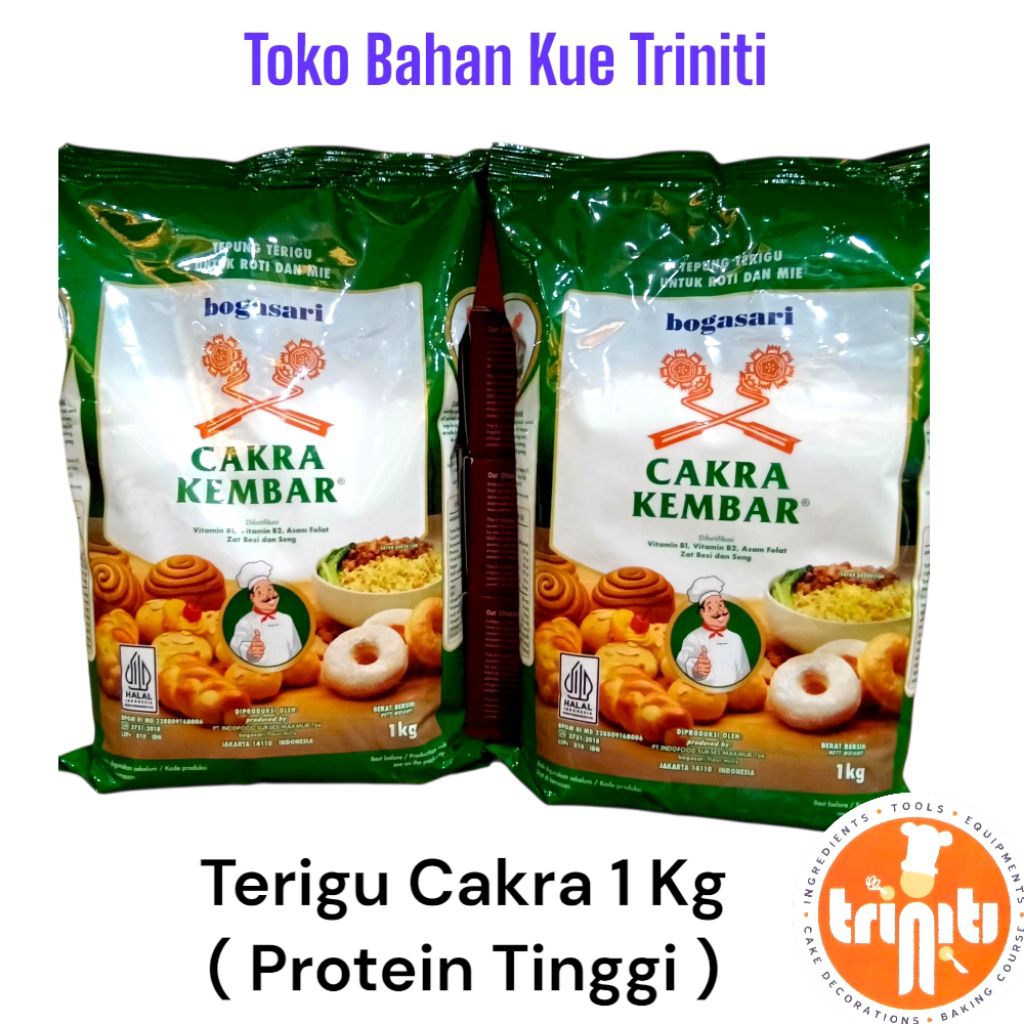 

Tepung Cakra Premium 1Kg ( Tepung Protein Tinggi )