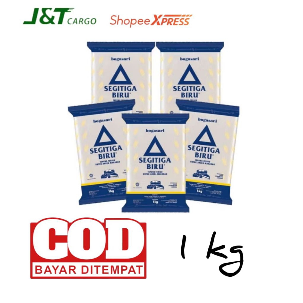 

(COD) 3 pcs Tepung Segitiga 1 Kg gratis ongkir