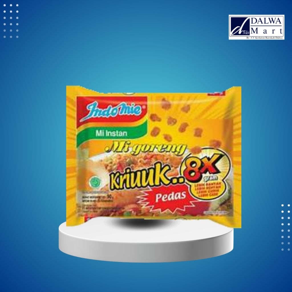 

Indomie Goreng Kriuk Pedas 90gr