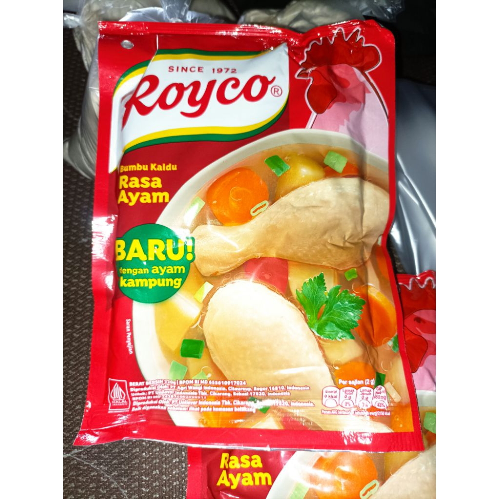 

Royco ayam 220gram rasa ayam ( ayam kampung )