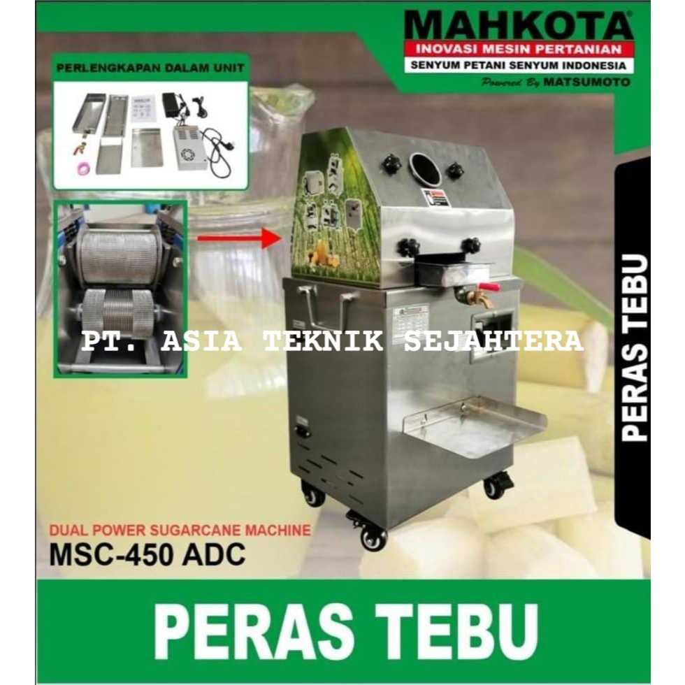 Mesin Press Tebu / Mesin Peras Tebu Mahkota