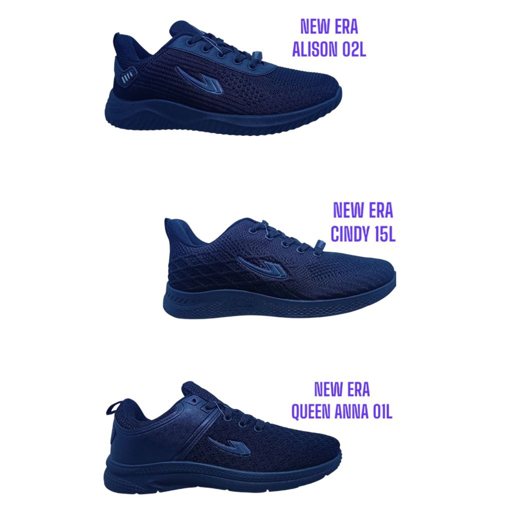 SEPATU SEKOLAH NEW ERA HITAM POLOS ORIGINAL NEW ERA