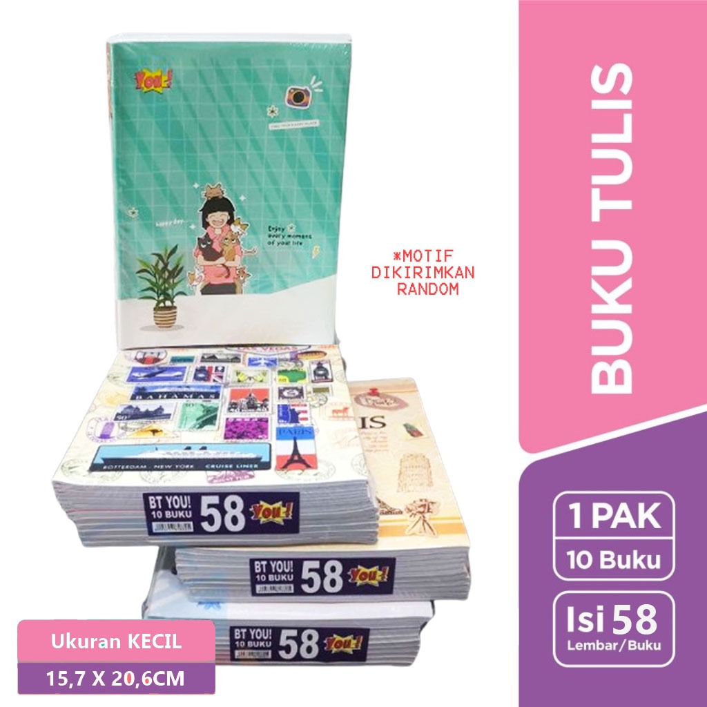 

Buku Tulis BT You! 58 Lembar Kecil 10 PCS BUKU TULIS MURAH 50 LEMBAR MERK YOU BY KIKY BUKU TULIS MURAH 38 LEMBAR MERK YOU BY KIKY Buku Tulis You Kiky 30 Halaman Motif Random Buku Tulis SiDU 30 Lembar Buku Campus 38 Lembar Pendek