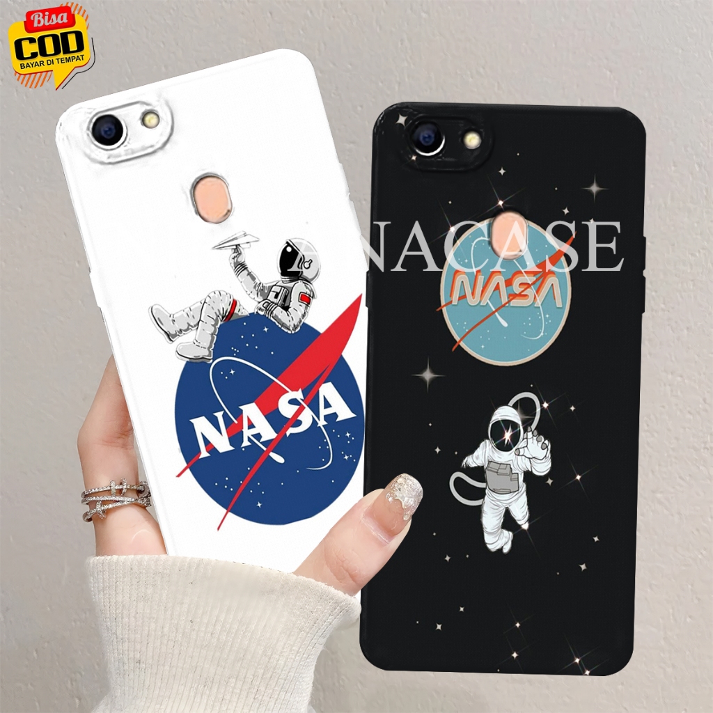 Sillikon Hp Oppo F5 - F5 Youth - F7 - F9 - F9 Pro - F11 - F11 Pro Motif Nasa Case Pro Camera Lentur 