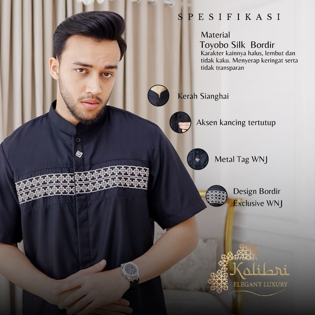 KOKO KOLIBRI ELEGANT LUXURY SPECIAL IDUL ADHA WNJ 2025 Bahan Toyobo Silk Bordir