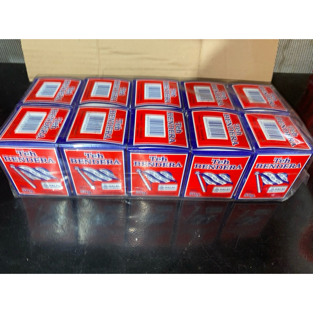 

Teh Bendera Bubuk Sosro No1 Special Perpack isi 10 Kotak @50Gr