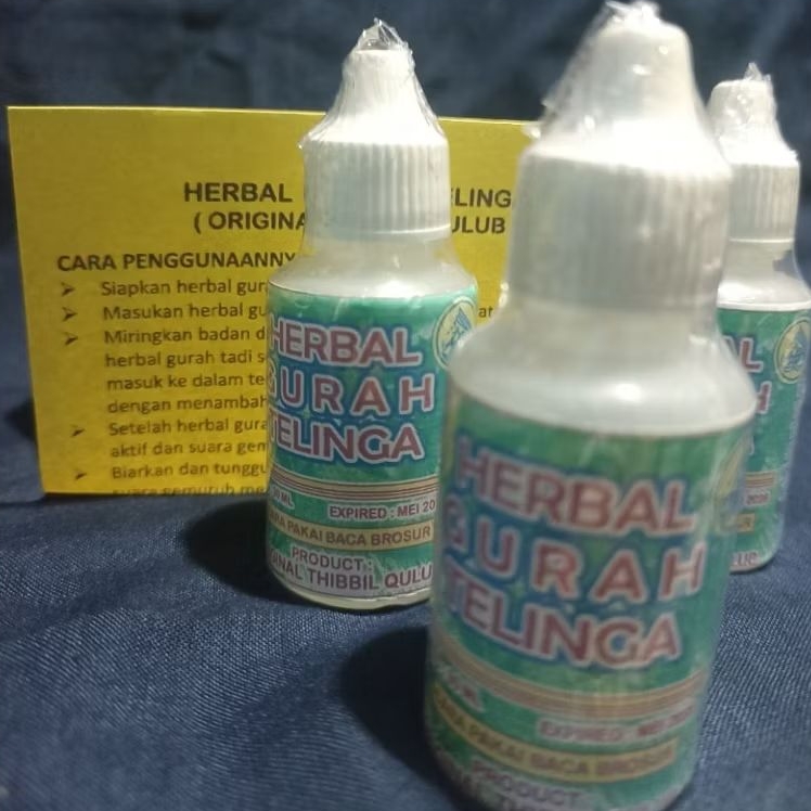 Gurah Telinga / Herbal Gurah Telinga Botol Tetes Putih 30ML