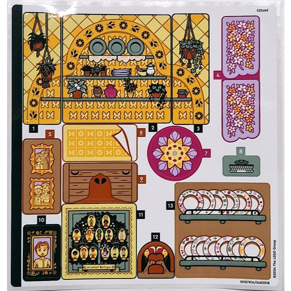 Lego Sticker Part 43245stk01 Sticker Sheet for Set 43245, Sheet 1 - (10107816/6482018)
