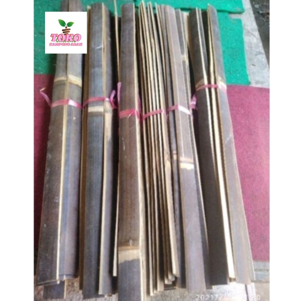 bambu bilah bambu hitam 1 mtr