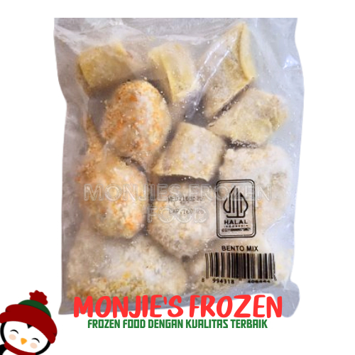 

BENTO MIX - (Egg Roll, Shrimp Roll, Kaki Naga, Tori Ball) Frozen Beku
