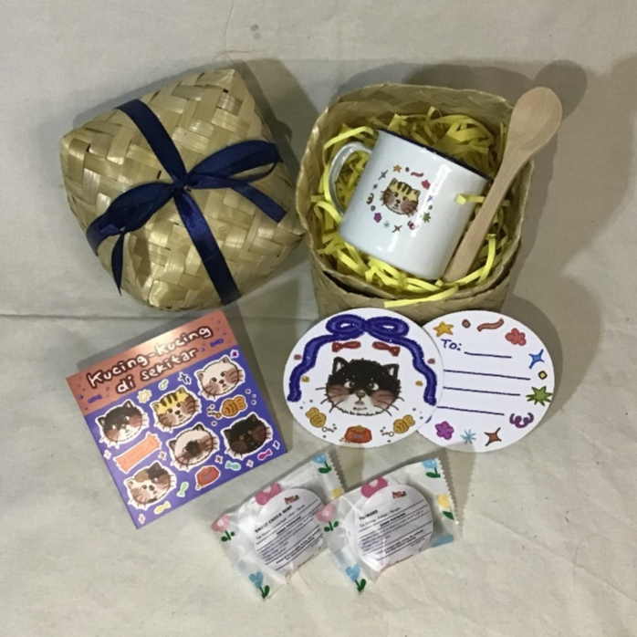 Hampers mug enamel/ hampers mug satuan/ hampers ulang tahun/ hampers wedding
