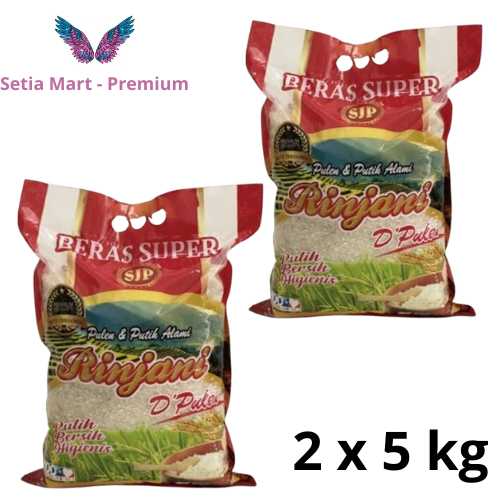 

2 X 5 KG beras Rinjani 5 kg pulen bersih