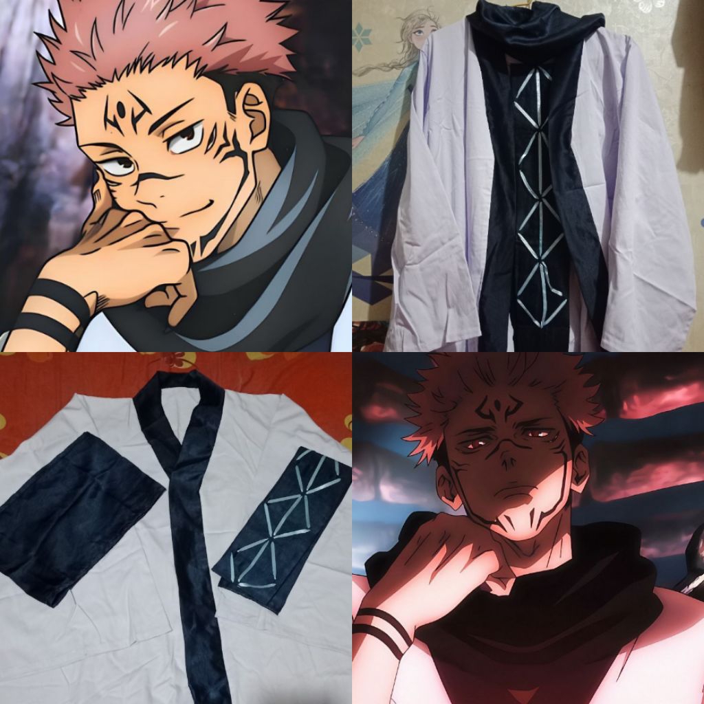 [PRELOVED] COSTUME COSPLAY - SUKUNA RYOMEN JUJUTSU KAISEN