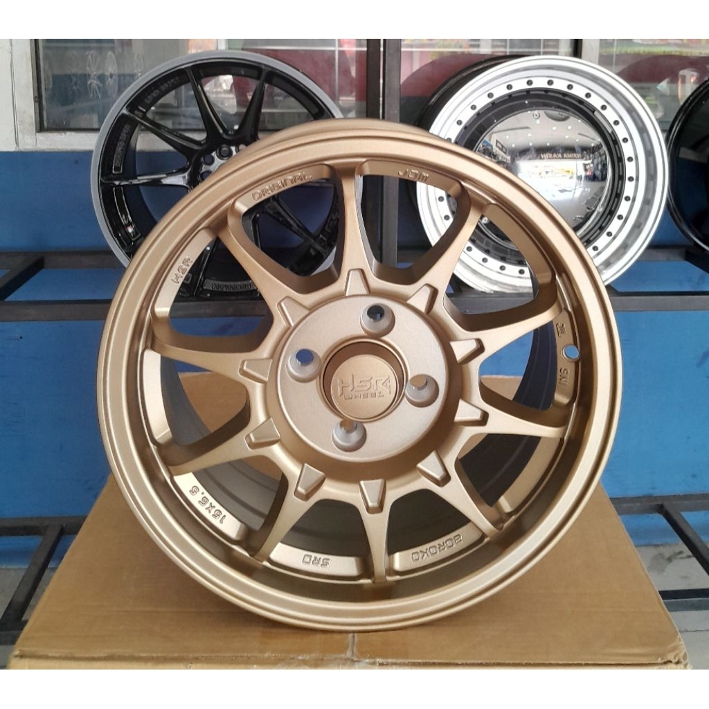 Velg Mobil Boroko Srd R15 Bronze For:Brio.Ayla dll
