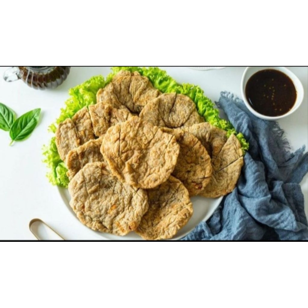 

pempek kulit isi 20 buah