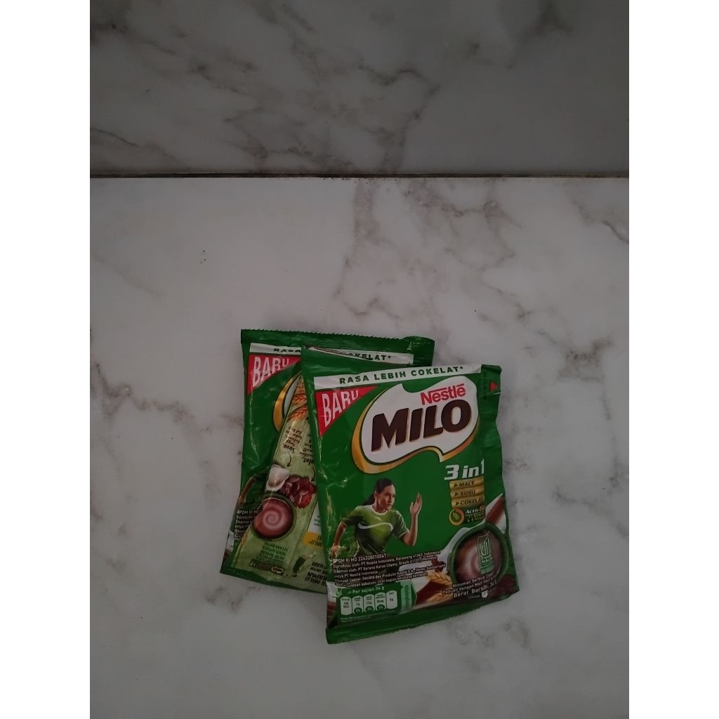 

Susu Bubuk Milo 1 Sachet isi 10