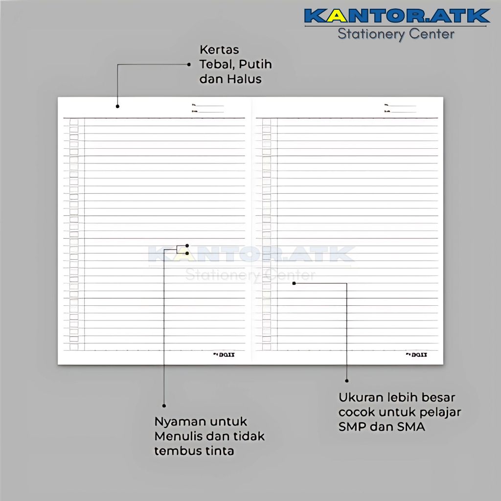 

Ay00! Buku Tulis Big Boss 42Lembar Besar (1Pack)