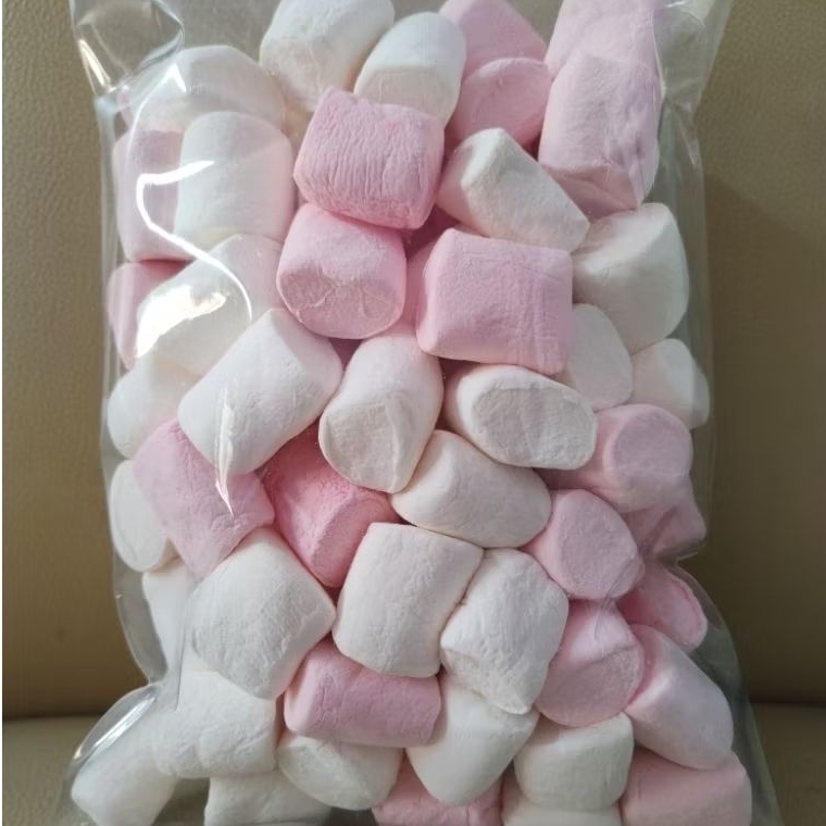 

Marshmallow corniche mega mix pink putih repack ukuran 500gram original murah