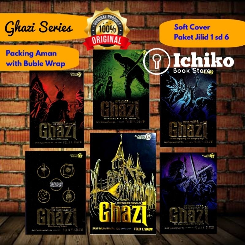 PAKET Ghazi Series/Ghazi Jilid 123456 / Felix Y Siauw ORIGINAL