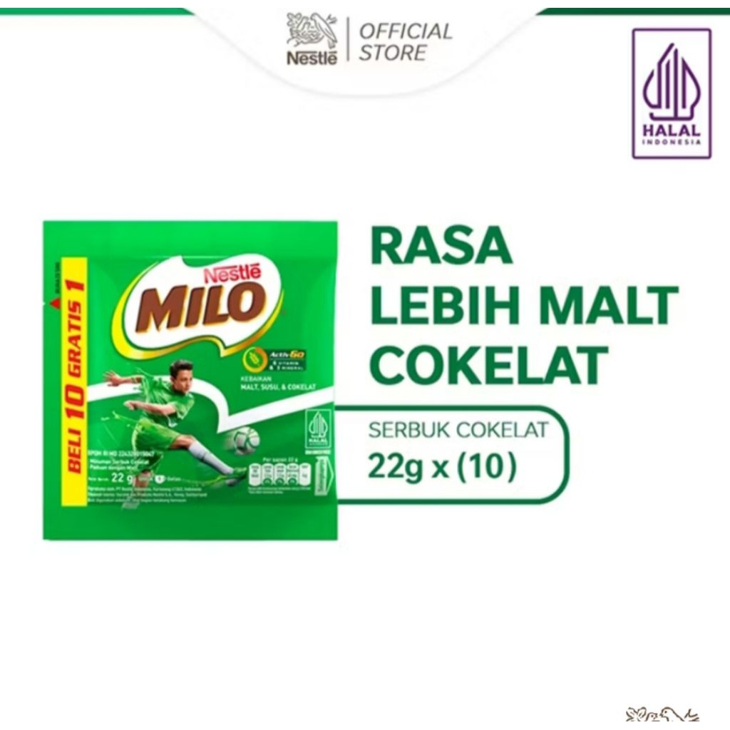 

MILO 22g 1 renceng 10 pcs