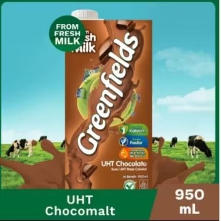 

Greenfields susu uht fresh 950ml/low sugar milk