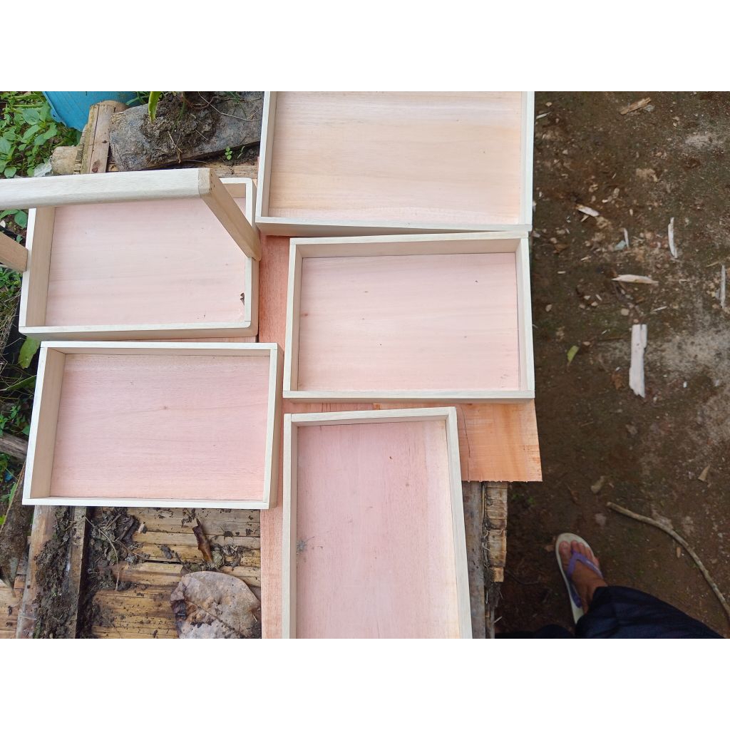 Baki kayu Kotak Nampan keranjang kayu hantaran pernikahan