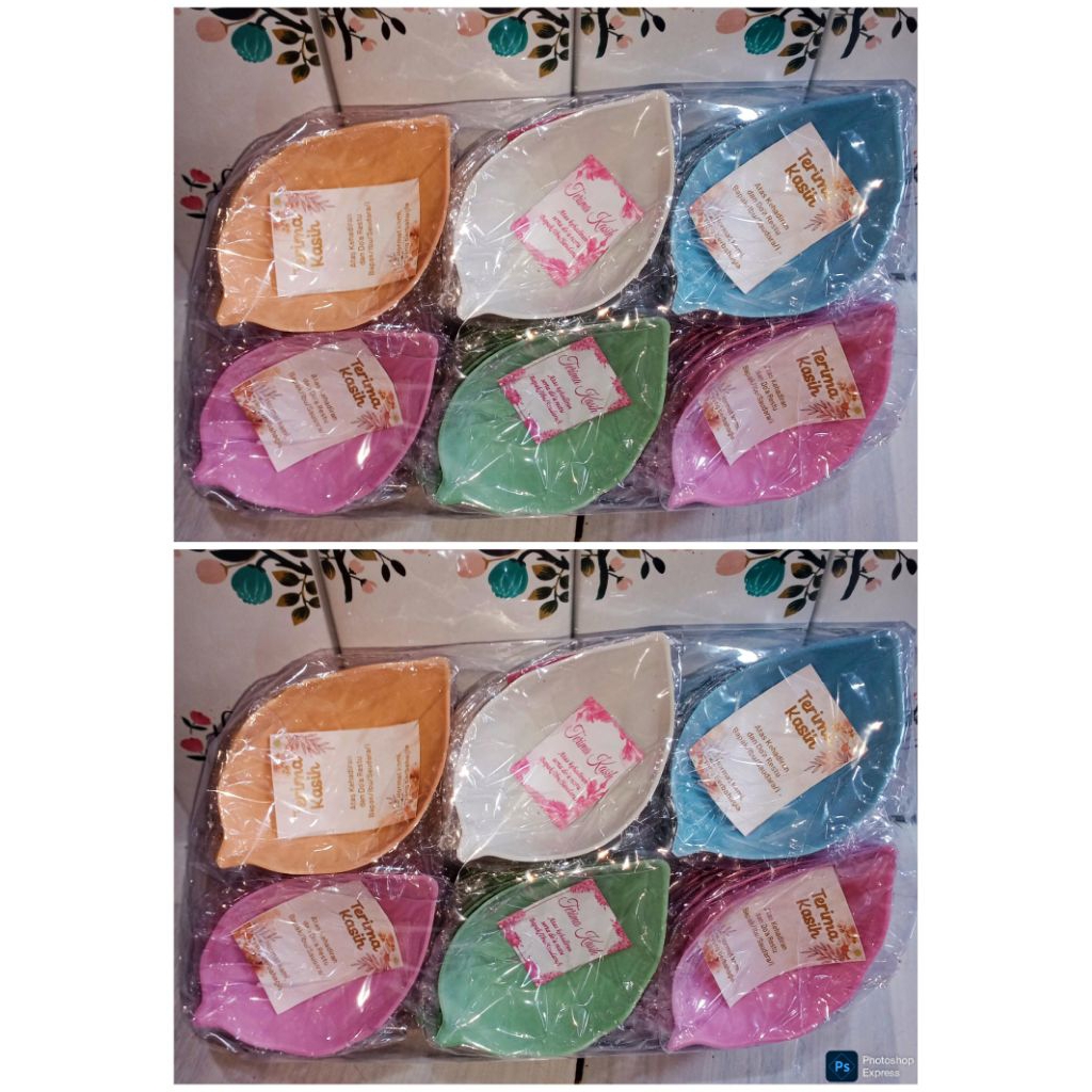 isi 100pcs souvenir pernikahan dll mangkok daun atau mangkok sambal