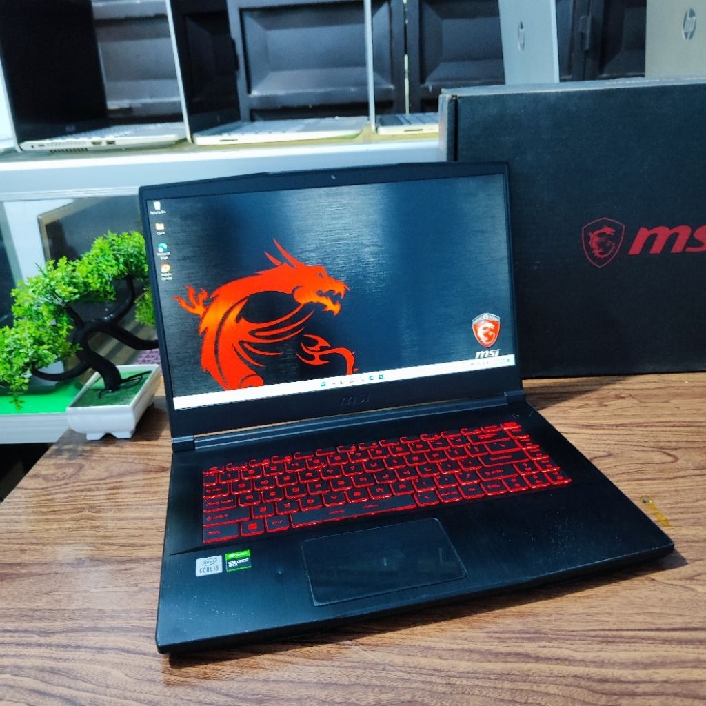 Laptop Msi Gaming Core i5 gen 10 + Nvidia GeForce GTX 1650