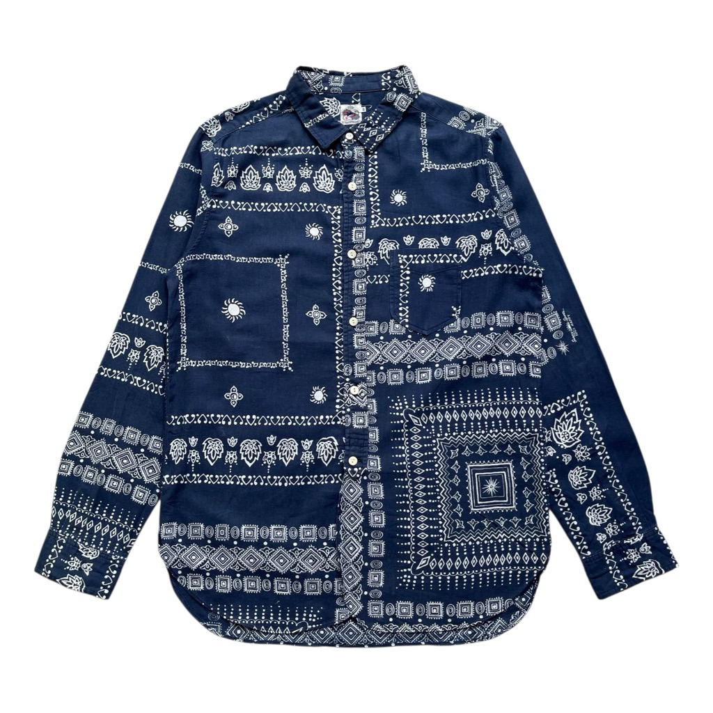 Sunny Sports Bandana Paisley Indigo Shirt Japan