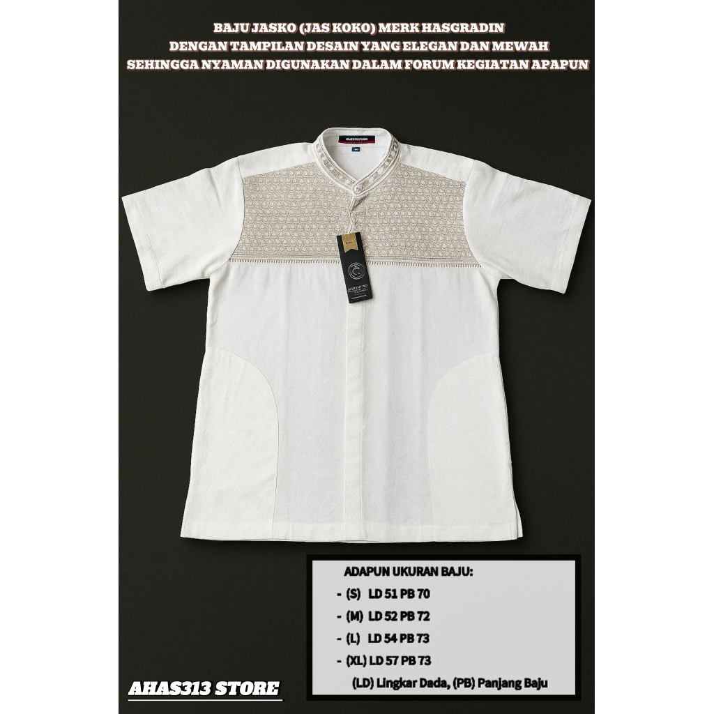 JASKO (JAS KOKO) HASGRADIN LENGAN PENDEK