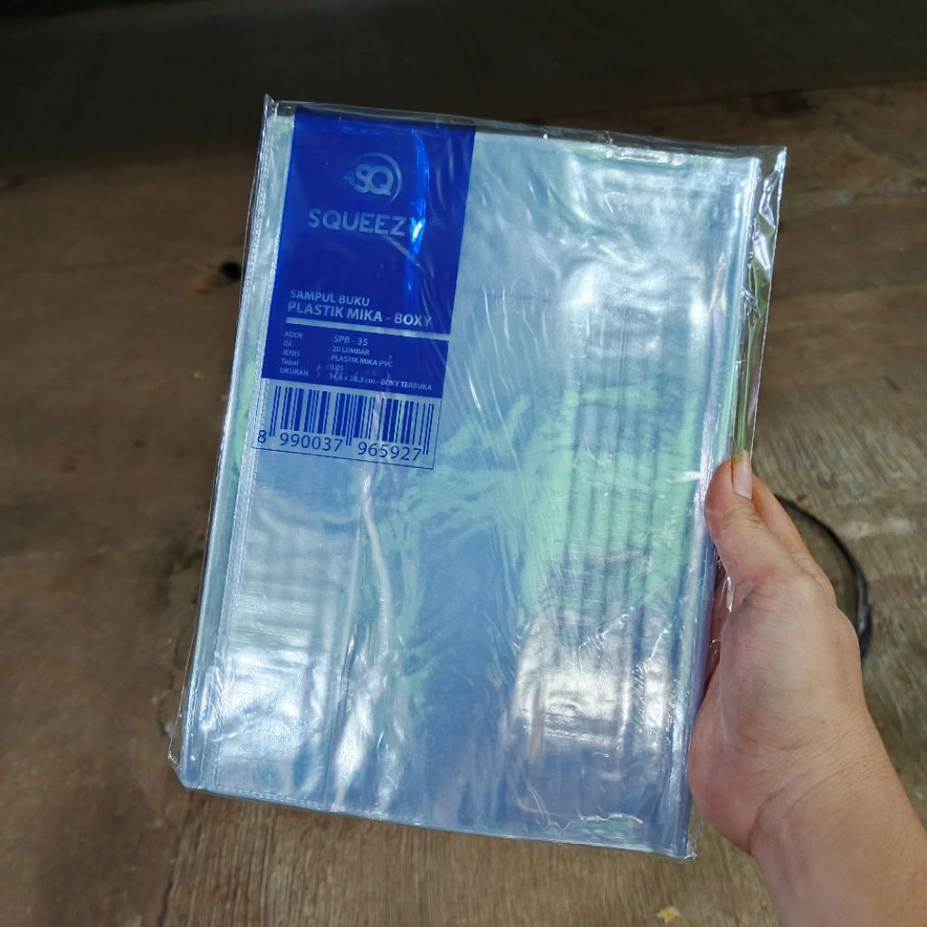 

1 Pak Sampul Plastik Mika TEBAL Isi 20 Lembar ( Ukuran Boxy, Bigboss )