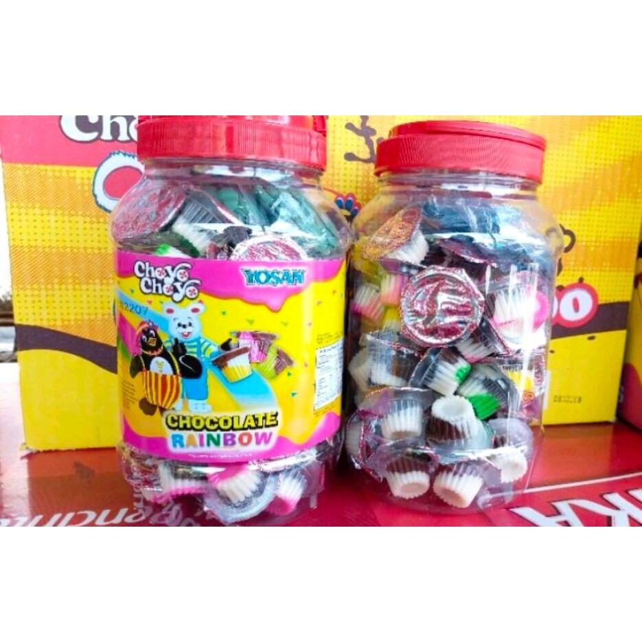 

FRIZKYVALEN - Coklat Yosan Toples Isi 60pcs Paket Hemat Coklat Yosan Toples Full Yosan Choyo Choyo coklat Lumer Jajan Lebaran Viral Hampers Lebaran Unik