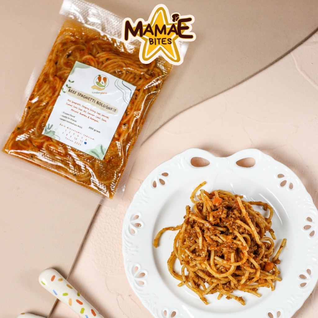 

Kinder Plate - Beef Spaghetti Bolognese | Frozen Food untuk Anak & Dewasa (No MSG No Pengawet)