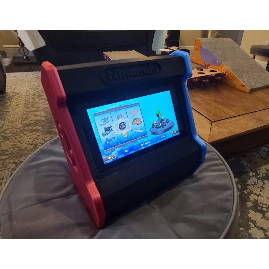 Nintendo Switch V1 V2 Oled Tablet Stand Holder Tema Arcade Classic