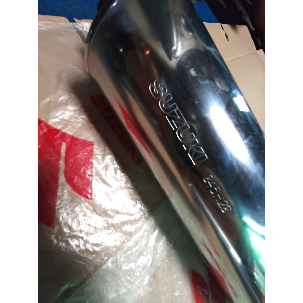 knalpot kenalpot silincer satria Fu 150 old karbu original Selencer Tabung Knalpot Smash Titan ori