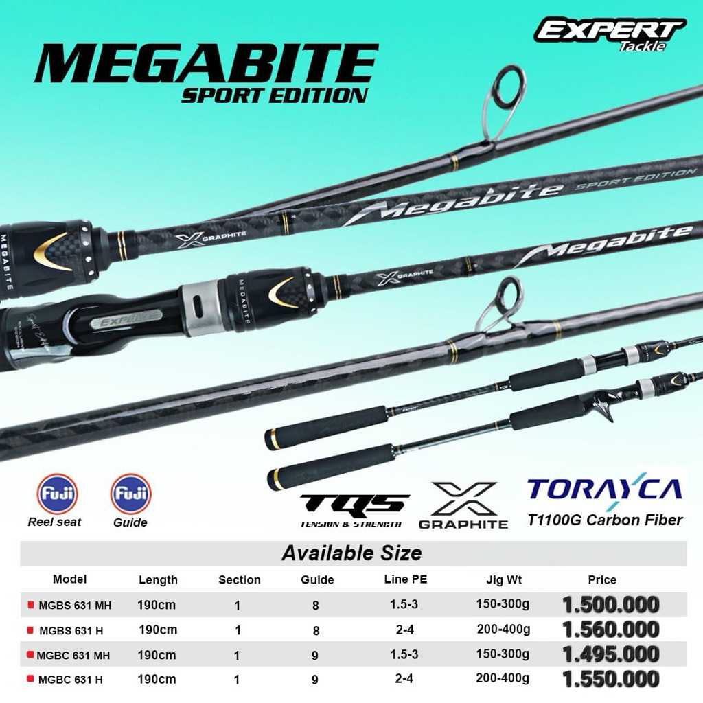 JORAN EXPERT  MEGABITE JIGGING ROD ONE PIECE